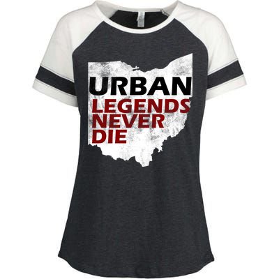 Urban Legends Never Die Enza Ladies Jersey Colorblock Tee