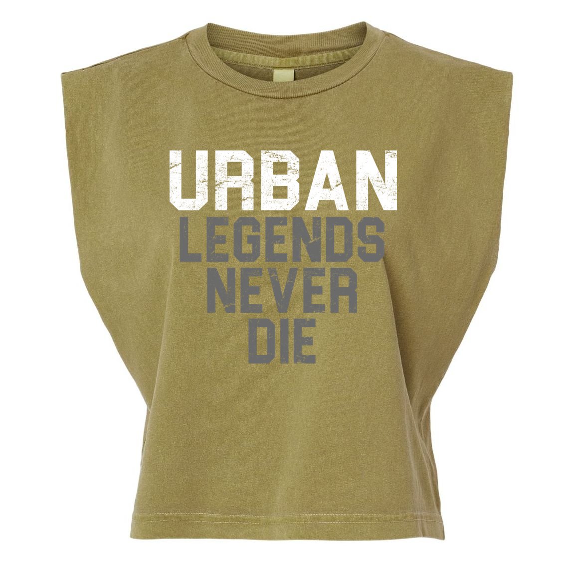 Urban Legends Never Die Ohio Garment-Dyed Women's Muscle Tee