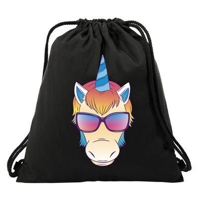 Unicorn Rainbow Cartoon Drawstring Bag