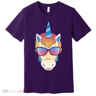 Unicorn Rainbow Cartoon Premium T-Shirt