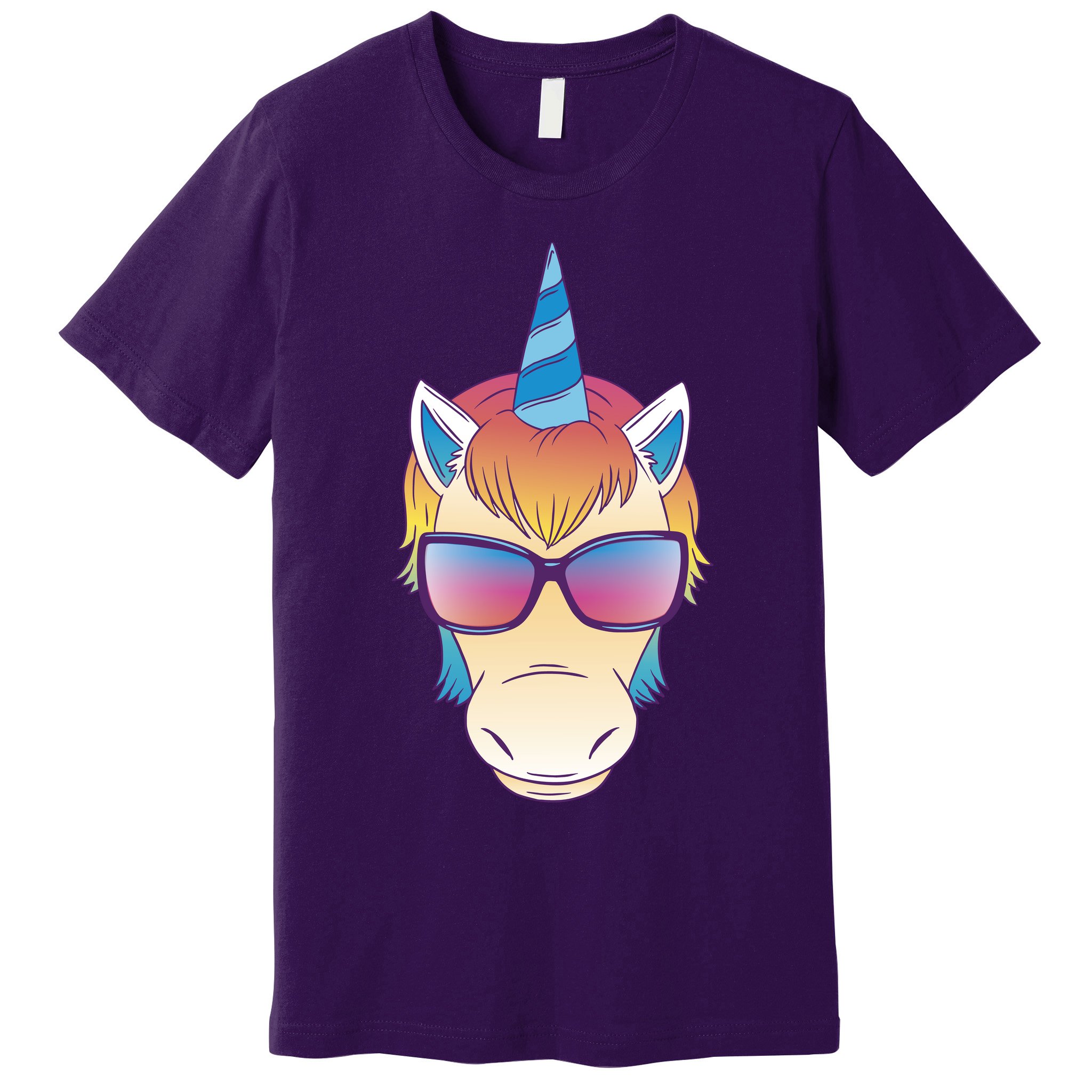 Unicorn Rainbow Cartoon Premium T-Shirt
