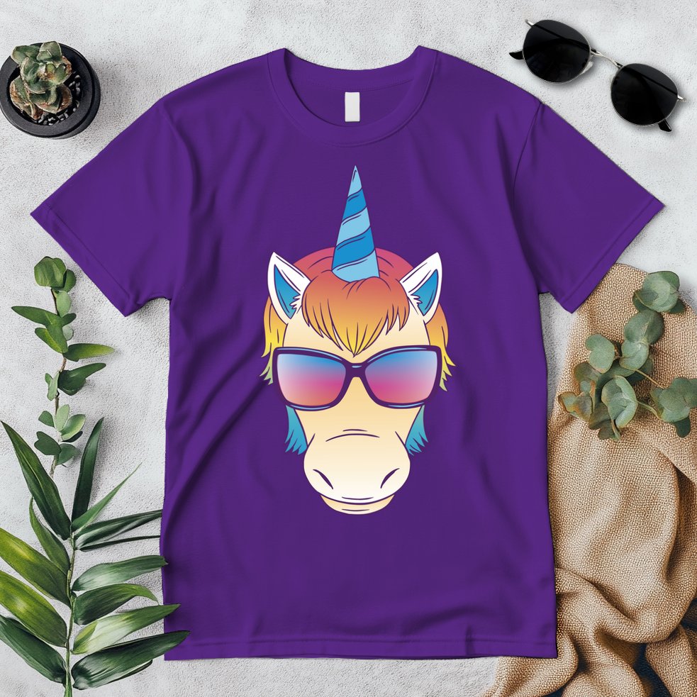 Unicorn Rainbow Cartoon Premium T-Shirt