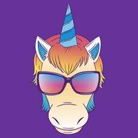 Unicorn Rainbow Cartoon Premium T-Shirt