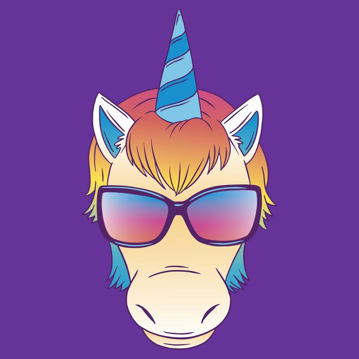 Unicorn Rainbow Cartoon Premium T-Shirt