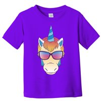Unicorn Rainbow Cartoon Toddler T-Shirt