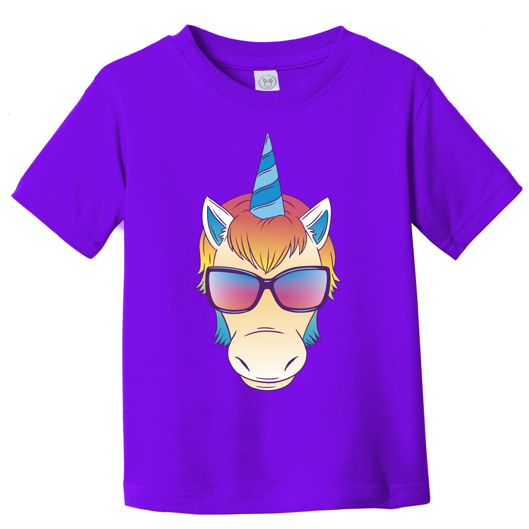 Unicorn Rainbow Cartoon Toddler T-Shirt