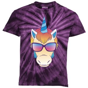 Unicorn Rainbow Cartoon Kids Tie-Dye T-Shirt