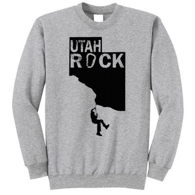 Utah Rock Climbing Tall Sweatshirt