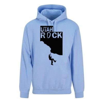 Utah Rock Climbing Unisex Surf Hoodie