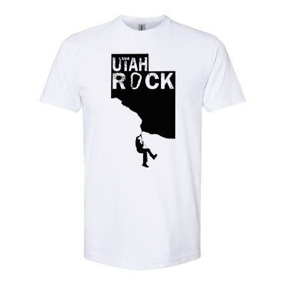 Utah Rock Climbing Softstyle CVC T-Shirt