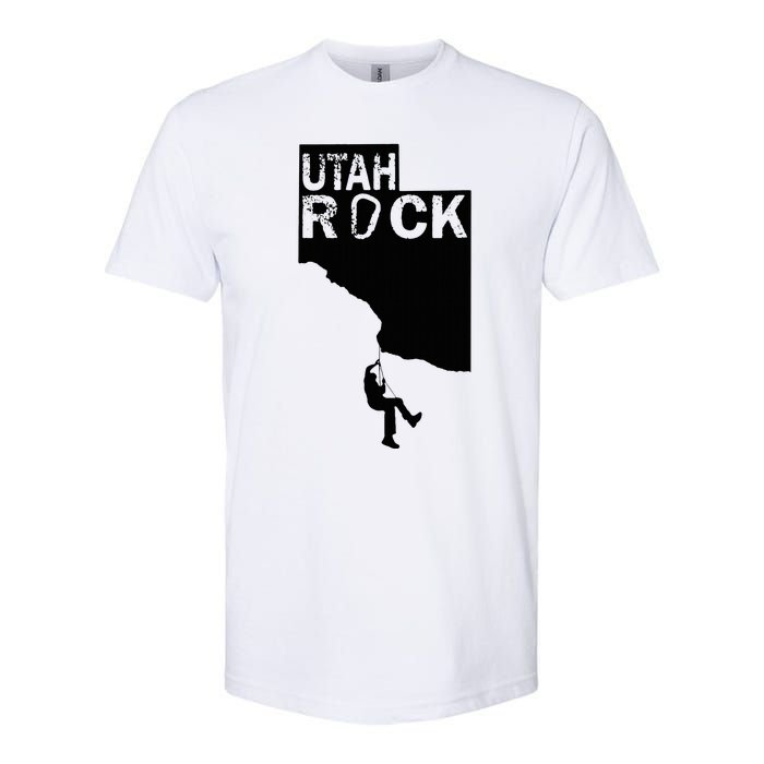 Utah Rock Climbing Softstyle CVC T-Shirt