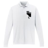 Utah Rock Climbing Performance Long Sleeve Polo