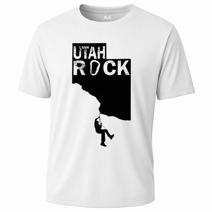 Utah Rock Climbing Cooling Performance Crew T-Shirt