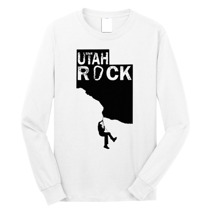 Utah Rock Climbing Long Sleeve Shirt