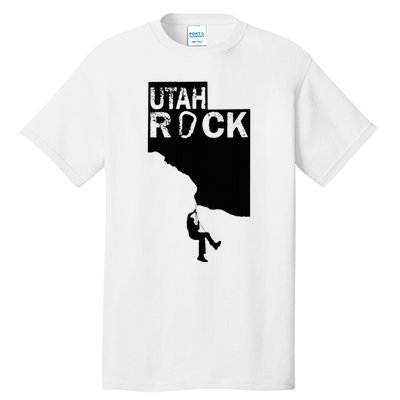 Utah Rock Climbing Tall T-Shirt