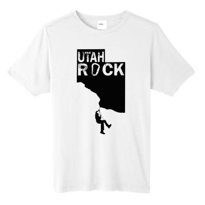 Utah Rock Climbing Tall Fusion ChromaSoft Performance T-Shirt