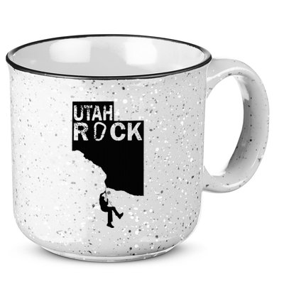 Utah Rock Climbing 15oz Campfire Ceramic Mug