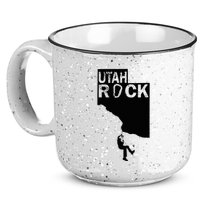 Utah Rock Climbing 15oz Campfire Ceramic Mug