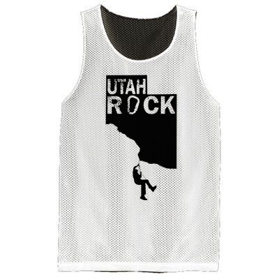 Utah Rock Climbing Mesh Reversible Basketball Jersey Tank