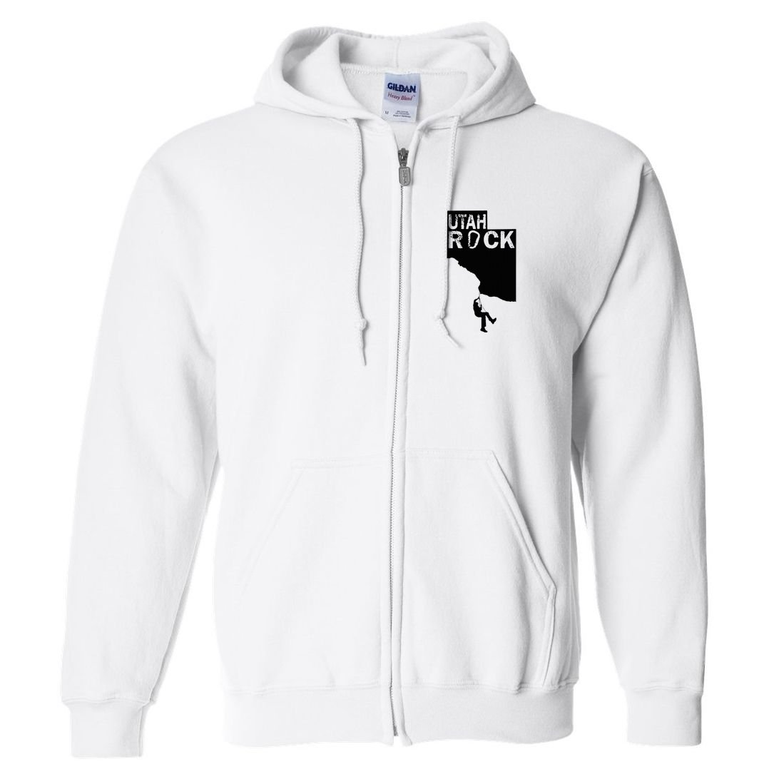 Utah Rock Climbing Full Zip Hoodie