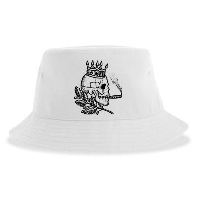 Unusual Rockabilly Crown Cigar Sustainable Bucket Hat