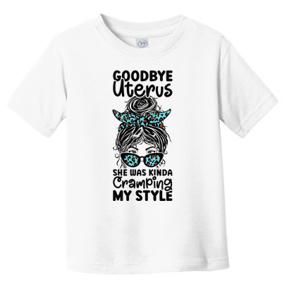 Uterus Recovery Essentials Messy Bun Leopard Accessories Toddler T-Shirt