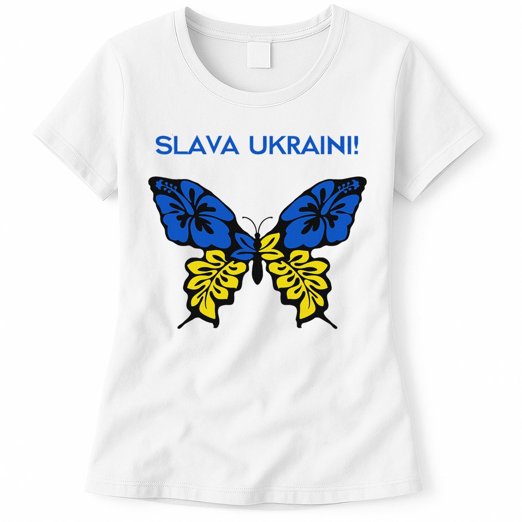 Ukraine Resilience Freedom & Strength Stand With Ukraine Womens T-Shirt