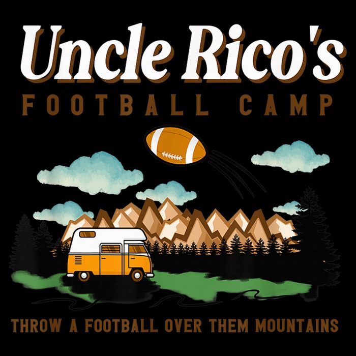 Uncle Rico's Football Camp Throw A Football Over Them Impact Tech Backpack