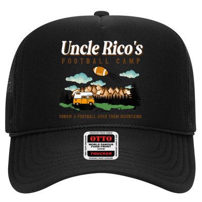 Uncle Rico's Football Camp Throw A Football Over Them Trucker Hat