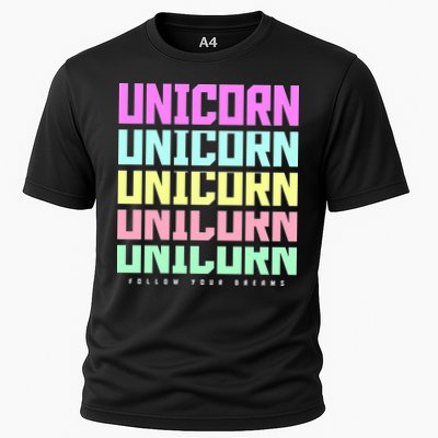 Unicorn Repeat Follow Your Dream Performance Shirt
