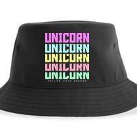 Unicorn Repeat Follow Your Dream Sustainable Bucket Hat