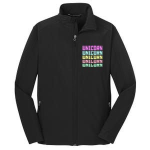 Unicorn Repeat Follow Your Dream Core Soft Shell Jacket