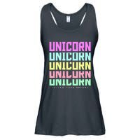 Unicorn Repeat Follow Your Dream Ladies Essential Flowy Tank