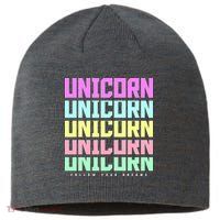 Unicorn Repeat Follow Your Dream Sustainable Beanie