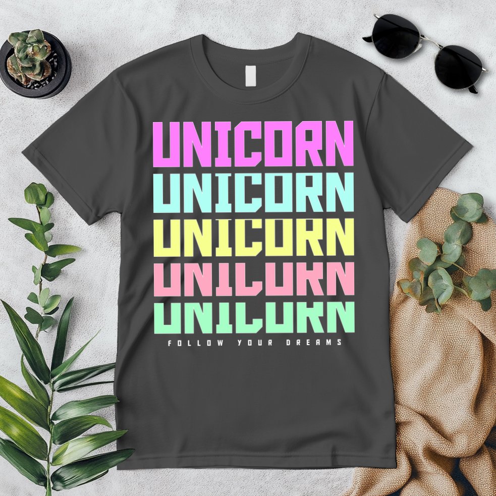Unicorn Repeat Follow Your Dream Premium T-Shirt