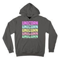 Unicorn Repeat Follow Your Dream Tall Hoodie