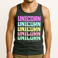 Unicorn Repeat Follow Your Dream Tank Top
