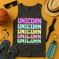 Unicorn Repeat Follow Your Dream Tank Top