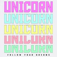 Unicorn Repeat Follow Your Dream Garment-Dyed Sweatshirt