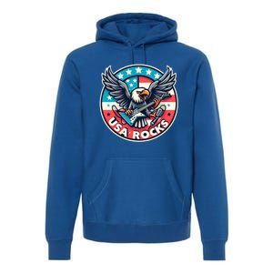 Usa Rocks Gift Premium Hoodie