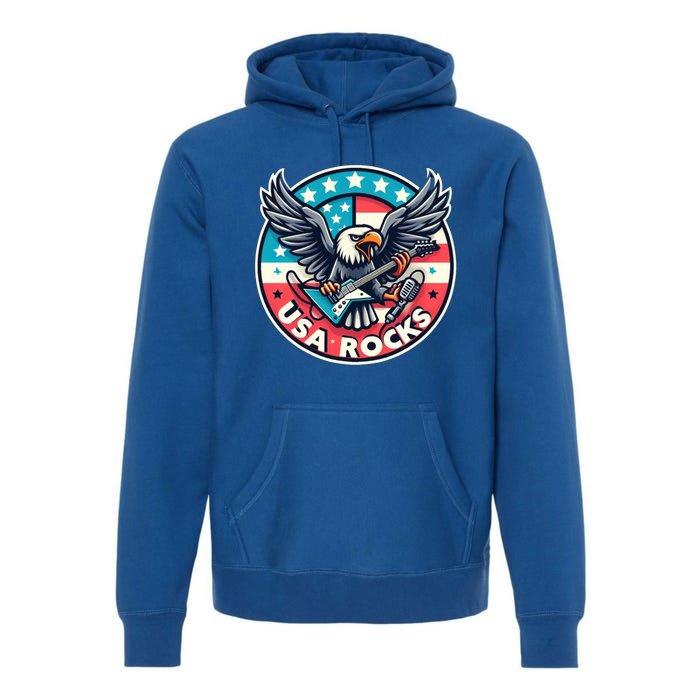 Usa Rocks Gift Premium Hoodie