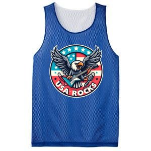 Usa Rocks Gift Mesh Reversible Basketball Jersey Tank