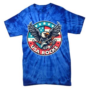 Usa Rocks Gift Tie-Dye T-Shirt