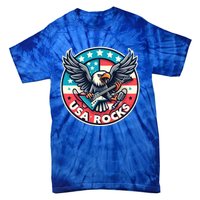 Usa Rocks Gift Tie-Dye T-Shirt