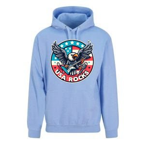 Usa Rocks Gift Unisex Surf Hoodie