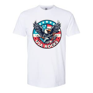 Usa Rocks Gift Softstyle CVC T-Shirt