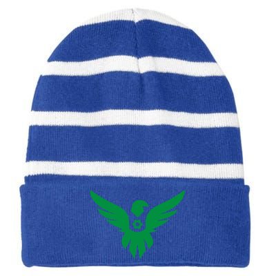 Unt Robotics Gift Striped Beanie with Solid Band