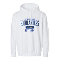 Uc Riverside Highlanders Est. Date Garment-Dyed Fleece Hoodie