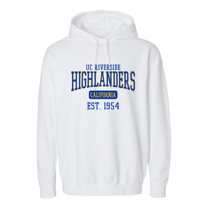 Uc Riverside Highlanders Est. Date Garment-Dyed Fleece Hoodie