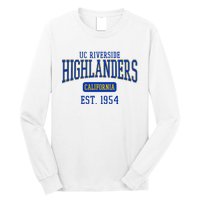 Uc Riverside Highlanders Est. Date Long Sleeve Shirt